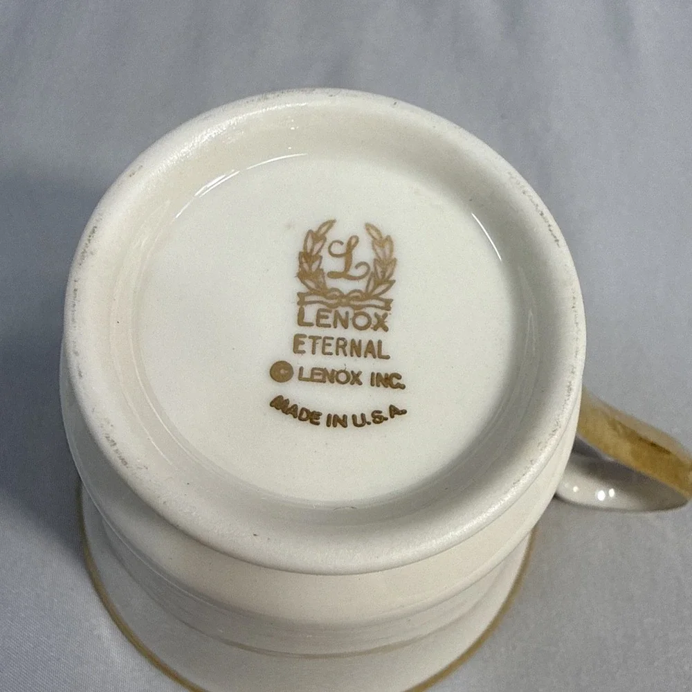 Lenox Eternal Standard 6 oz Footed Teacup Only (Replacement Piece)